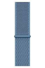 Apple Watch Uyumlu Hasır Örgü Kordon İndigo Mavi