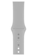 Apple Watch Uyumlu Silikon Kordon Gri