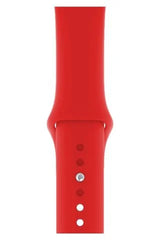 Apple Watch Uyumlu Silikon Kordon Kırmızı