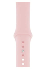 Apple Watch Uyumlu Silikon Kordon Pudra Pembe