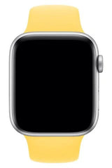 Apple Watch Uyumlu Silikon Kordon Sarı