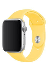 Apple Watch Uyumlu Silikon Kordon Sarı