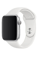 Apple Watch Uyumlu Silikon Kordon Beyaz