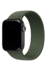 Apple Watch Uyumlu Örgü Loop Kordon Yeşil