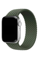 Apple Watch Uyumlu Örgü Loop Kordon Yeşil