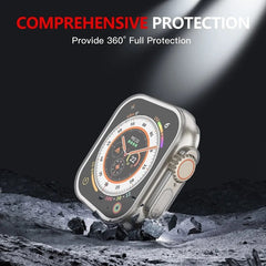 Apple Watch Uyumlu Şeffaf Full Kasa Koruyucu Silikon