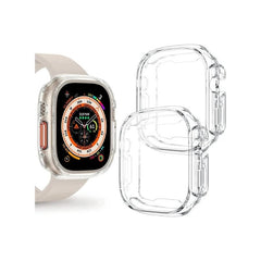 Apple Watch Uyumlu Şeffaf Full Kasa Koruyucu Silikon