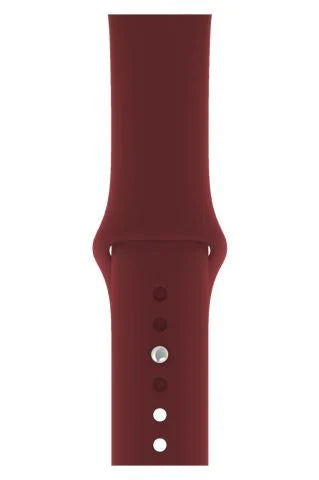Apple Watch Uyumlu Silikon Kordon Bordo